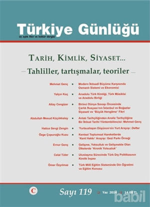 Picture of Türkiye Günlüğü Dergisi Sayı: 119