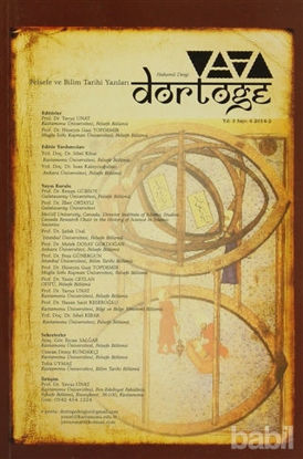Picture of Dörtöğe Felsefe ve Bilim Tarihi Yazıları  Hakemli Dergi Sayı: 6 Yıl: 3