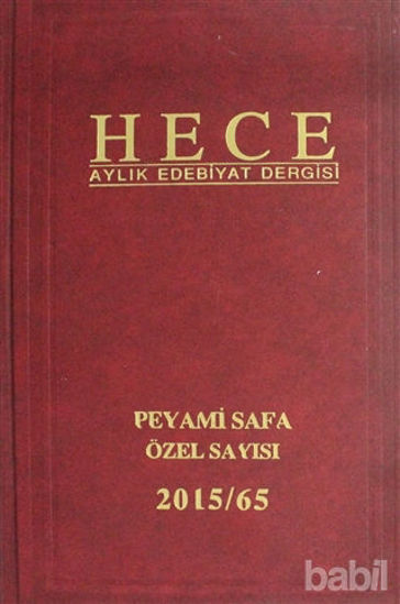 Picture of Hece Aylık Edebiyat Dergisi Peyami Safa Özel Sayısı Sayı: 29 / 217 (Ciltli)