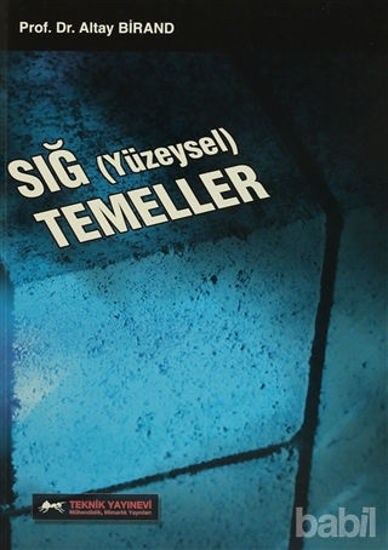 Picture of Sığ Temeller (Yüzeysel)