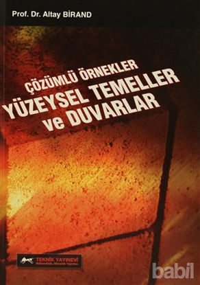 Picture of Çözümlü Örnekler Yüzeysel Temeller ve Duvarlar