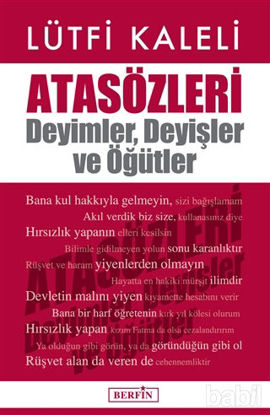 Picture of Atasözleri : Deyimler, Deyişler ve Öğütler