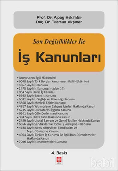 Picture of Son Değişiklikler İle İş Kanunları