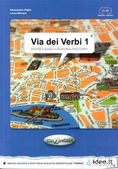 Picture of Via dei Verbi 1 A1-B1 (Attivita   giochi   dizionario multilingue)