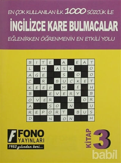 Picture of İngilizce Kare Bulmacalar 3. Kitap