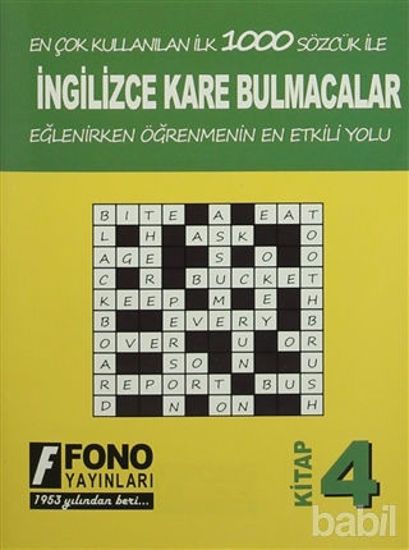 Picture of İngilizce Kare Bulmacalar 4. Kitap