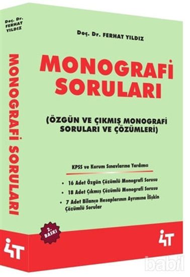Picture of Monografi Soruları
