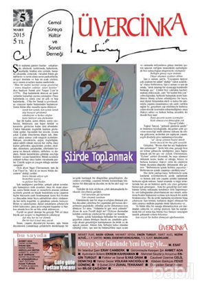 Picture of Üvercinka Dergisi Sayı: 5 - Mart 2015