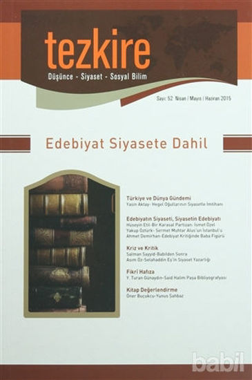 Picture of Tezkire Dergisi Sayı : 52 Nisan-Mayıs-Haziran 2015