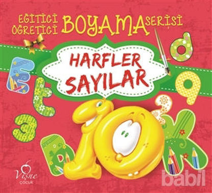 Picture of Harfler Sayılar - Eğitici Öğretici Boyama Serisi