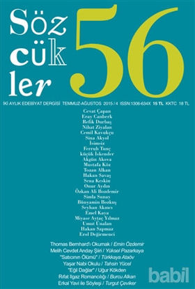 Picture of Sözcükler Dergisi Sayı: 56 / Temmuz-Ağustos 2015