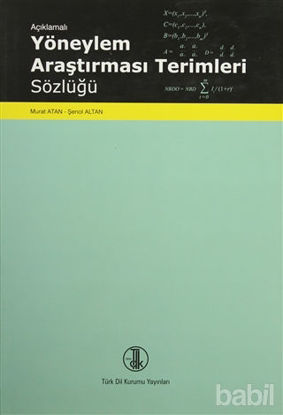 Picture of Açıklamalı Yöneylem Araştırması Terimleri Sözlüğü