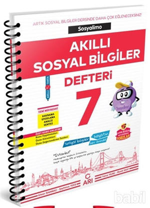 Picture of Arı 7. Sınıf Sosyalimo Akıllı Defter Set (Defter Test Ödev)