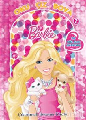 Picture of Barbie Oku Çiz Boya 2 - Çıkartmalı Boyama