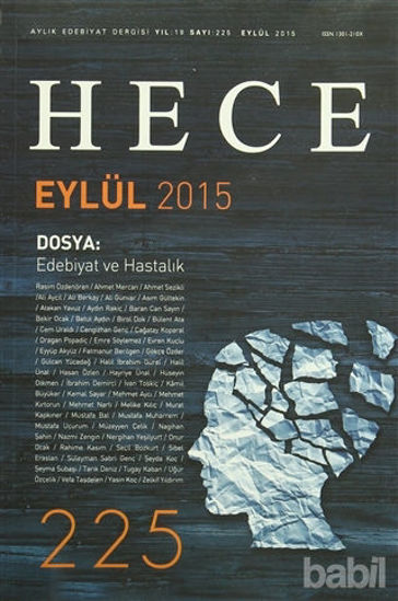 Picture of Hece Aylık Edebiyat Dergisi Sayı : 225 - Eylül 2015