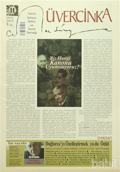 Picture of Üvercinka Dergisi Sayı : 11 - Eylül 2015