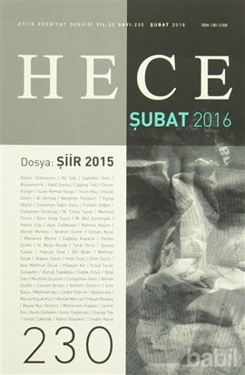 Picture of Hece Aylık Edebiyat Dergisi Sayı : 230 - Şubat 2016