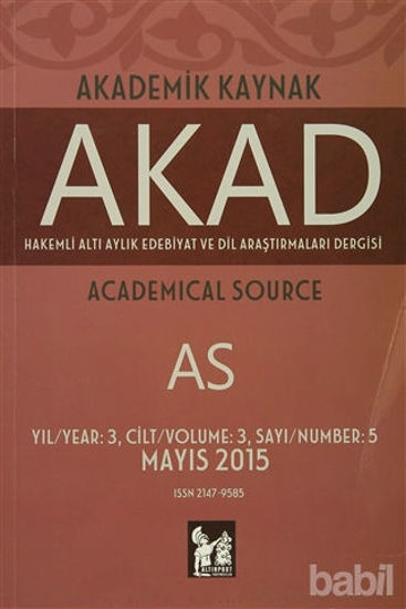 Picture of Akad Akademik Kaynak Dergisi Sayı: 5