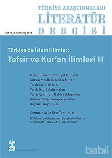 Picture of Türkiye Araştırmaları Literatür Dergisi Cilt 10 Sayı: 19-20