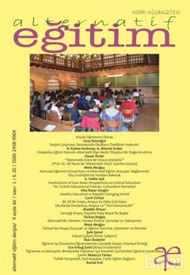 Picture of Alternatif Eğitim Dergisi Sayı: 1 Ocak - Nisan 2016