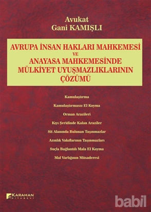 Picture of Avrupa İnsan Hakları Mahkemesi ve Anayasa Mahkemesinde Mülkiyet Uyuşmazlıklarının Çözümü