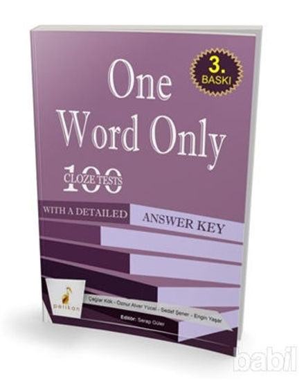 Picture of One Word Only: 100 Cloze Tests With a Detailed Answer Key