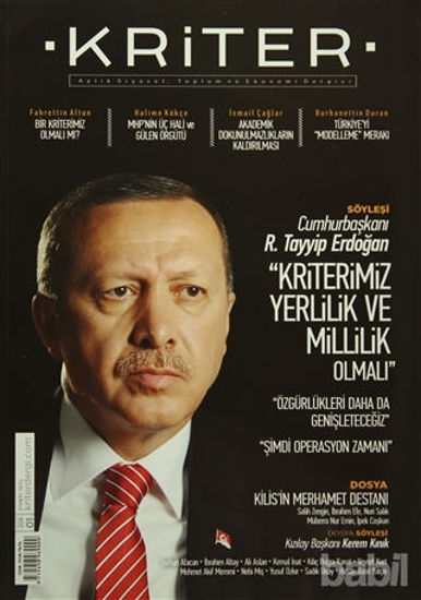 Picture of Kriter Aylık Siyaset Toplum ve Ekonomi Dergisi Sayı: 1 / Mayıs 2016