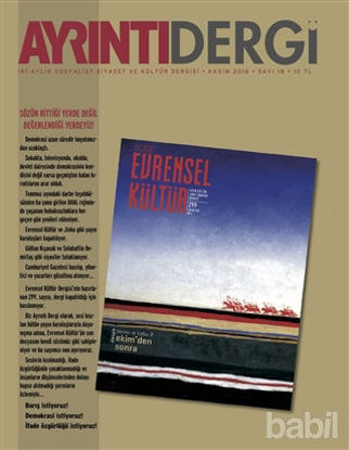 Picture of Ayrıntı Dergisi Sayı : 18 Kasım 2016