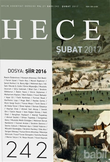 Picture of Hece Aylık Edebiyat Dergisi Sayı : 242 - Şubat  2017