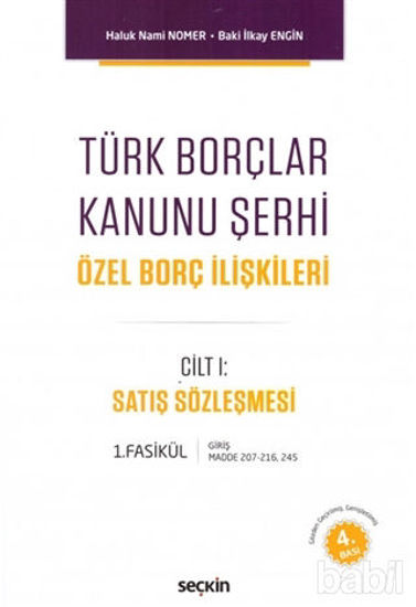 Picture of Türk Borçlar Kanunu Şerhi Özel Borç İlişkileri