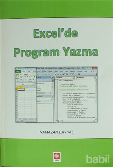Picture of Excel'de Program Yazma