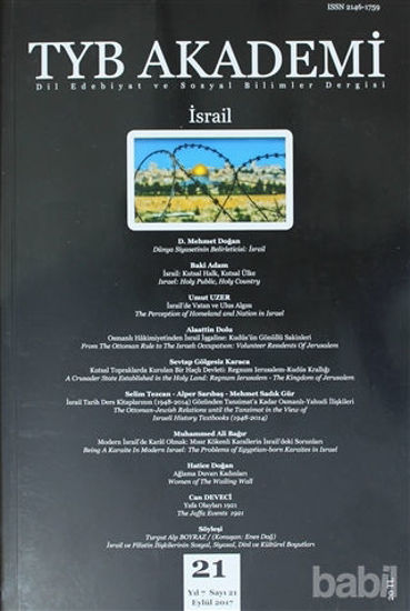 Picture of TYB Akademi Dergisi Sayı: 21 Eylül 2017