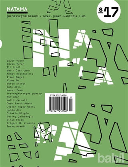 Picture of Natama Şiir Dergisi Sayı: 17 Ocak - Şubat - Mart 2018
