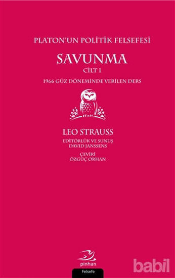 Picture of Platon’un Politik Felsefesi - Savunma Cilt 1