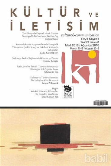Picture of Kültür ve İletişim Dergisi Sayı: 41 Yıl: Mart 2018 / Ağustos 2018