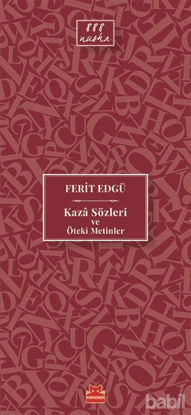 Picture of Kaza Sözleri ve Öteki Metinler