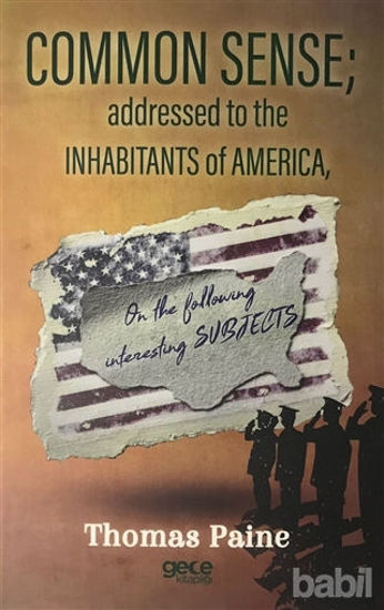 Picture of Common Sense Addressed To The Inhabitants Of America