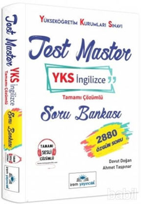 Picture of Test Master YKS İngilizce Tamamı Çözümlü Soru Bankası