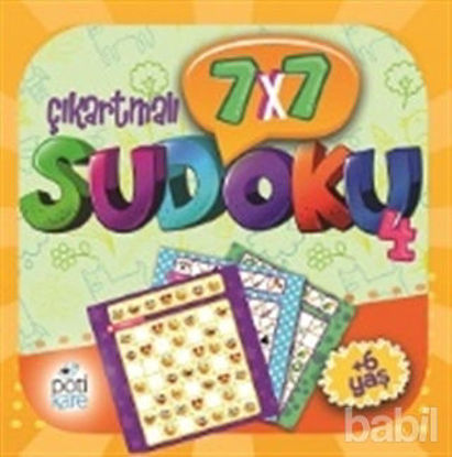 Picture of 7x7 Çıkartmalı Sudoku - 4 (Çıkartmalı)