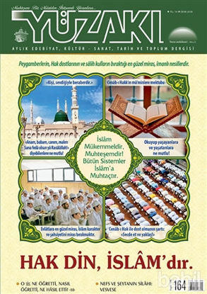 Picture of Yüzakı Aylık Edebiyat, Kültür, Sanat, Tarih ve Toplum Dergisi Sayı: 164 Ekim 2018