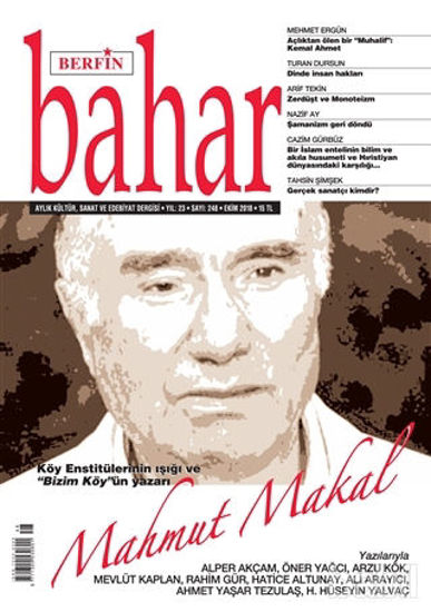 Picture of Berfin Bahar Aylık Kültür Sanat ve Edebiyat Dergisi Sayı: 248 Ekim 2018