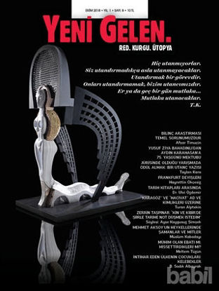 Picture of Yeni Gelen Dergisi Yıl: 1 Sayı: 8 Ekim 2018