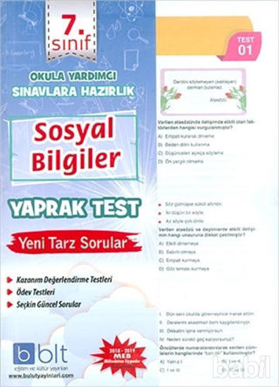 Picture of 7. Sınıf Sosyal Bilgiler Yaprak Test