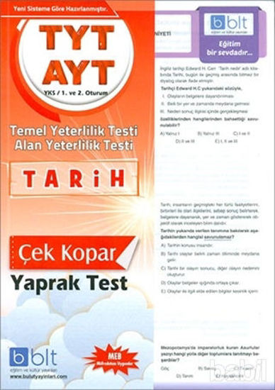 Picture of TYT AYT Tarih Yaprak Test