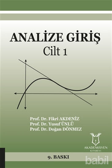 Picture of Analize Giriş Cilt 1