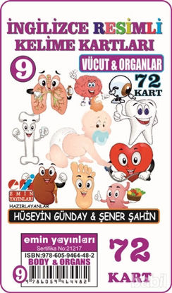 Picture of Vücut ve Organlar - İngilizce Resimli Kelime Kartları 9