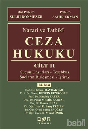 Picture of Nazari ve Tatbiki Ceza Hukuku Cilt 2