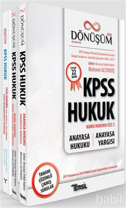 Picture of Dönüşüm KPSS Hukuk Seti (3 Kitap Takım)
