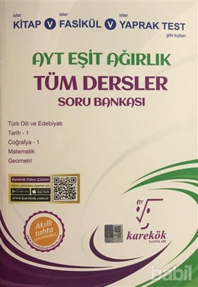 Picture of AYT Eşit Ağırlık Tüm Dersler Soru Bankası