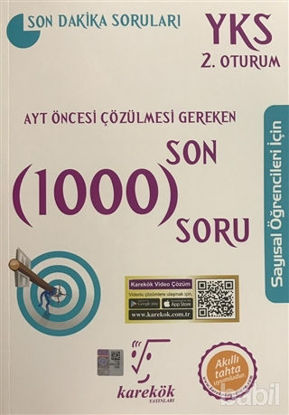 Picture of AYT Öncesi Çözülmesi Gereken Son 1000 Soru Sayısal Öğrenciler İçin